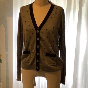 JCrew Merino Star wool sweater NWT